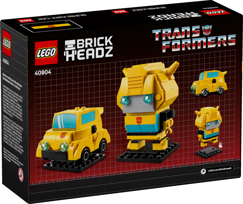 LEGO® BrickHeadz™ 40804 Robot a vozidlo Bumblebee