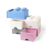 LEGO® úložný box 4 s šuplíkem aqua