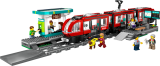 LEGO® City 60423 Tramvaj a zastávka v centru města