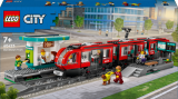 LEGO® City 60423 Tramvaj a zastávka v centru města