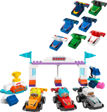 LEGO® DUPLO® 10445 Závodní auta a řidiči týmu F1®