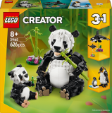 LEGO® Creator 3v1 31165 Divoká zvířata: Pandí rodinka