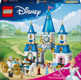 LEGO® │ Disney Princess 43275 Popelčin zámek a kočár s koňmi