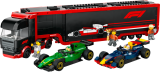 LEGO® City 60445 Kamion F1® s vozy F1® RB20 a AMR24