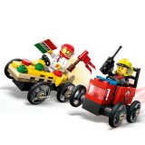 LEGO® City 60458 Závodní balíček: Rozvoz pizzy vs. hasičské auto