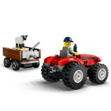 LEGO® City 60461 Červený traktor s přívěsem a ovcemi