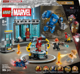 LEGO® Marvel 76315 Iron Man a jeho laboratoř: Síň brnění